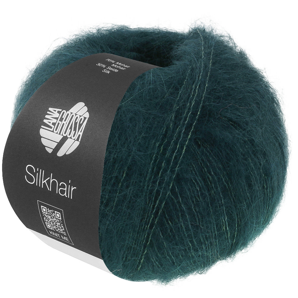 Lana Grossa Silkhair - Lana Grossa -231 zwartgroen