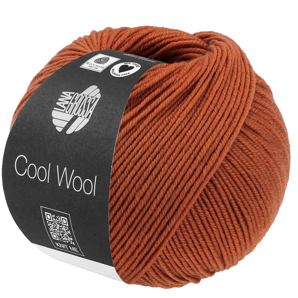 Lana Grossa Cool Wool -2125 kaneelbruin
