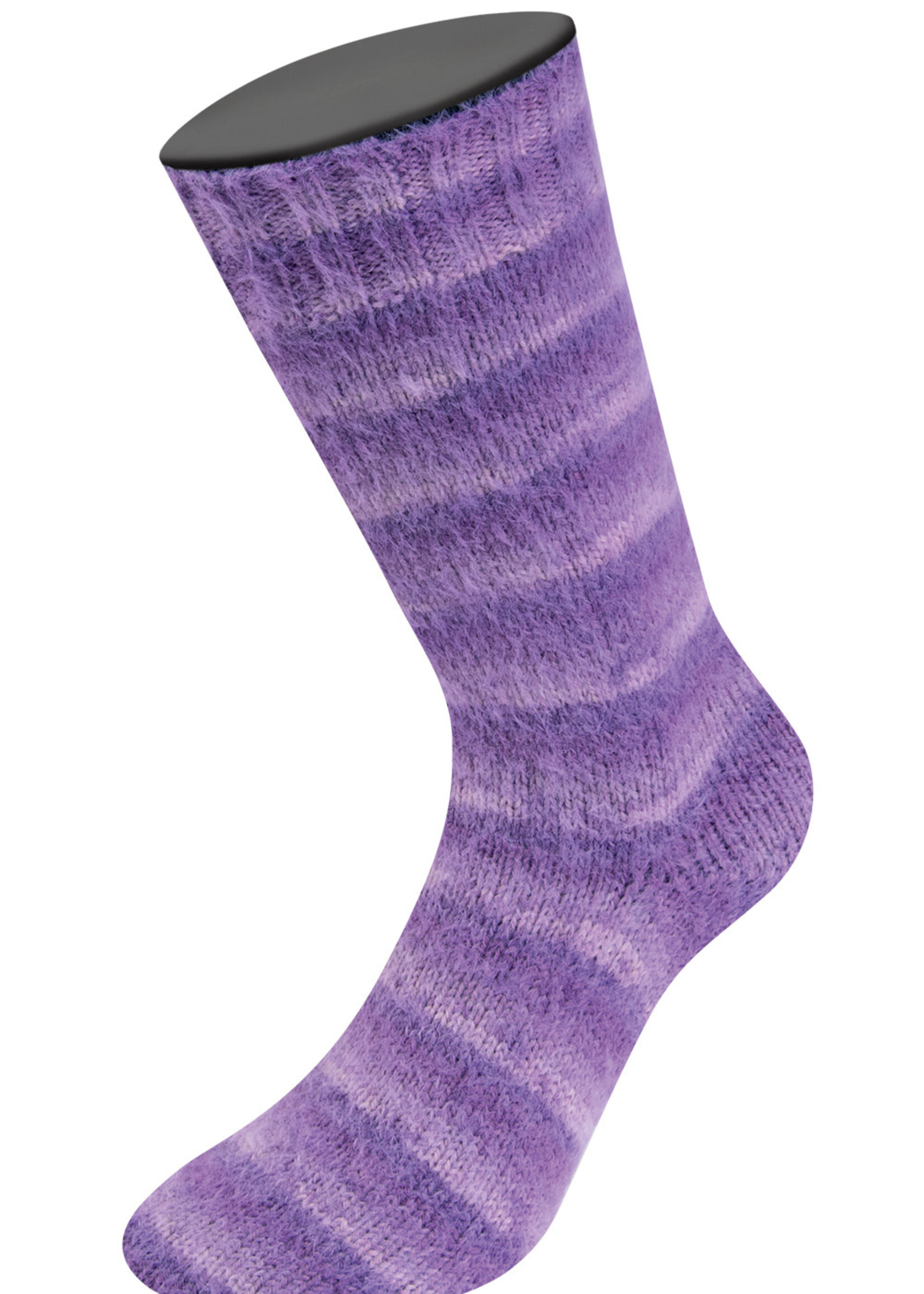 Lana Grossa Cosy Socks Soft Stripes-Lana Grossa -114 Lichtpaars/Paars/Violet