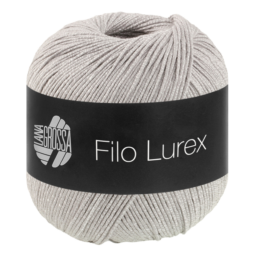 Lana Grossa Filo Lurex -14 lichtgrijs