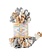 Puffy Colour - Alize - 6395 - White Mid grey Tan