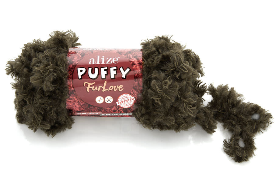 Puffy Fur Love -029 Mossgreen