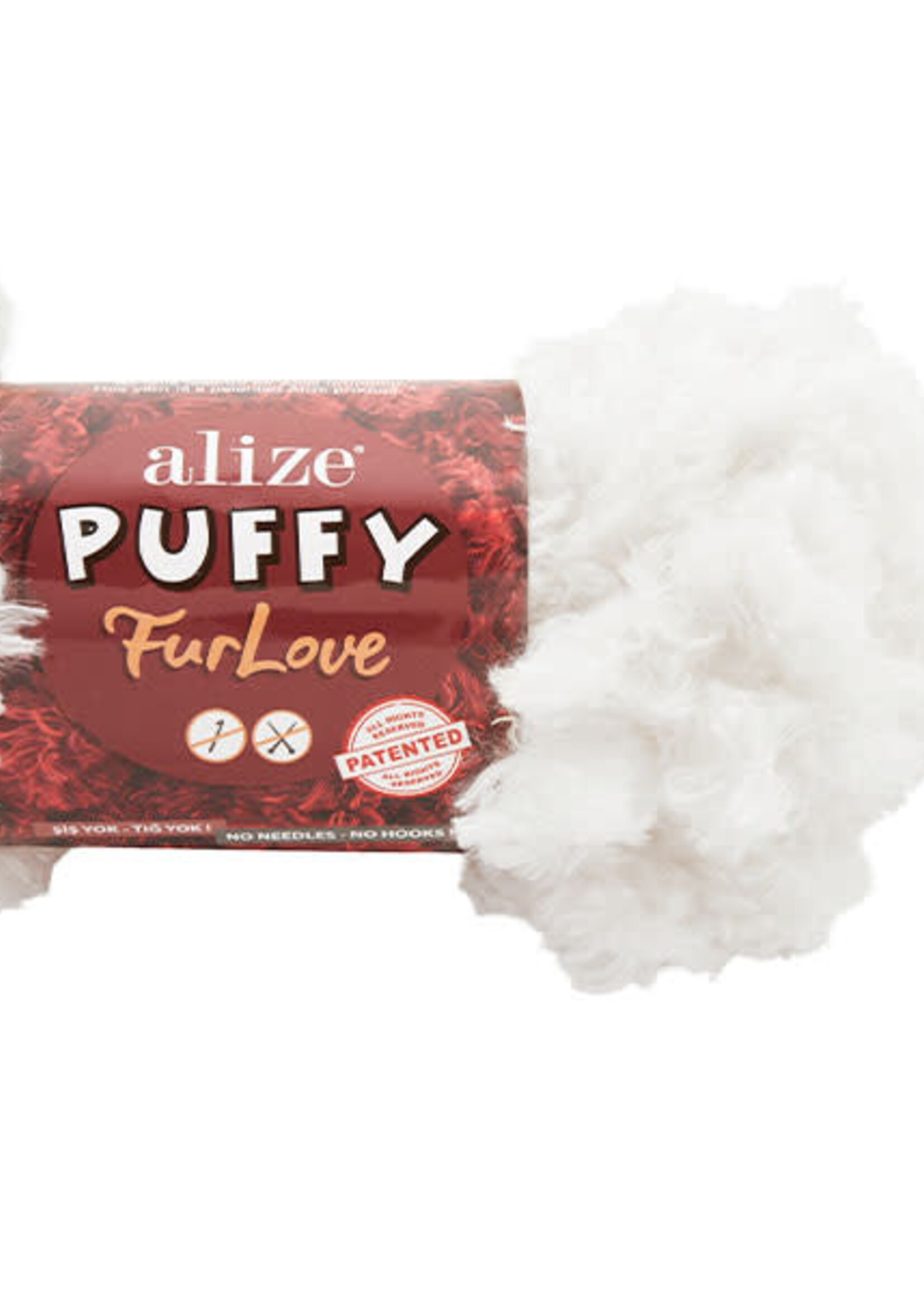 Puffy Fur Love -055 White