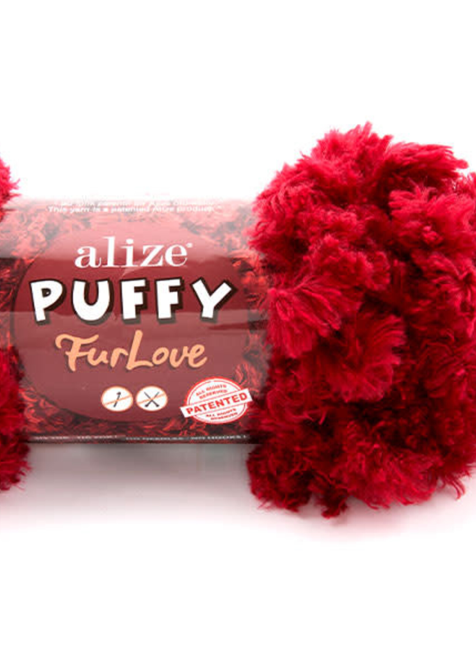 Puffy Fur Love -056 Red