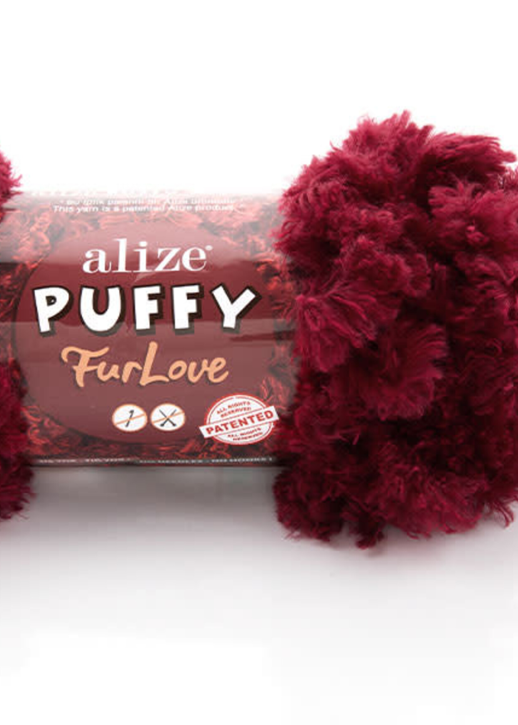 Puffy Fur Love -107 Cherry