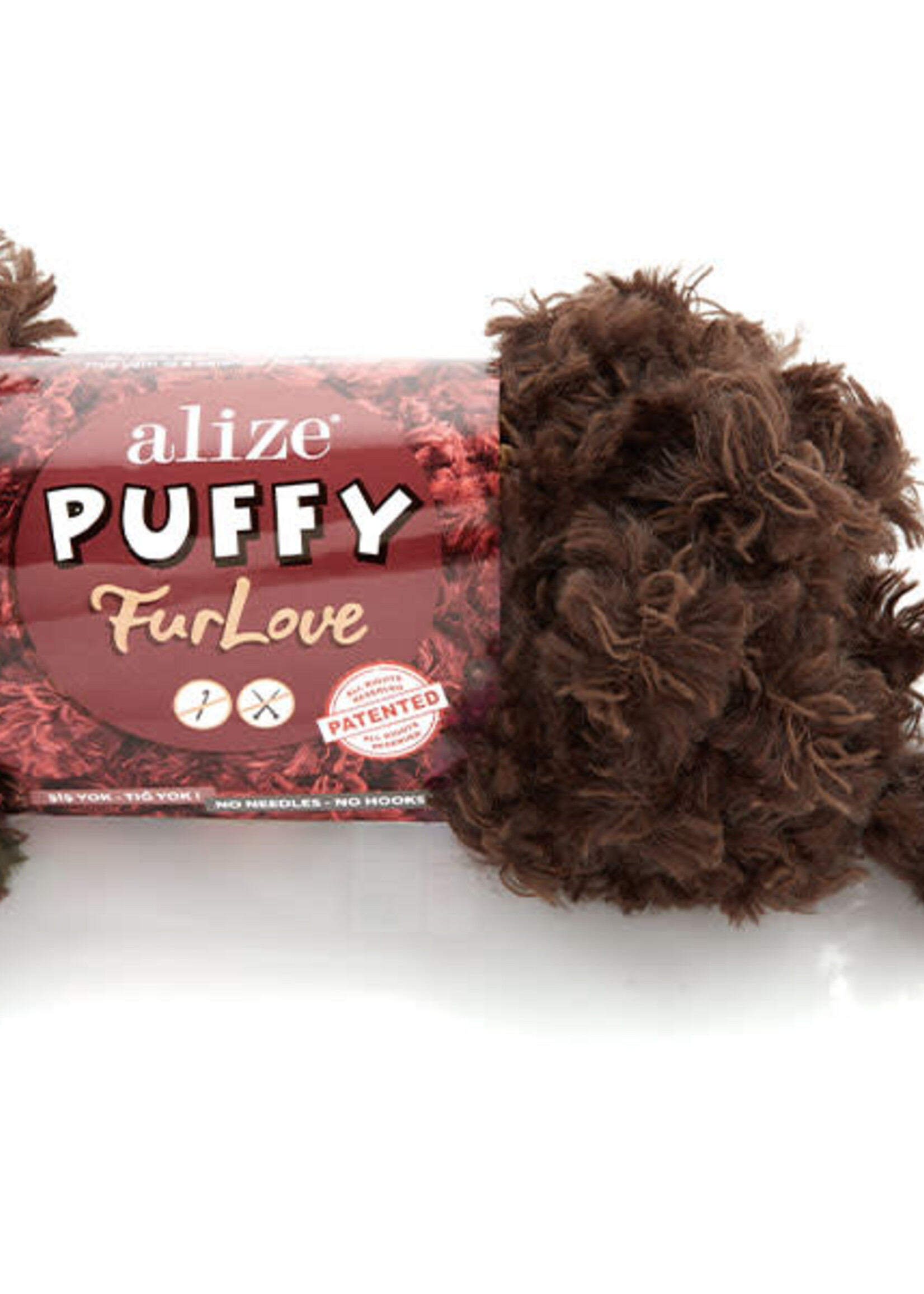 Puffy Fur Love -493 Dark Brown