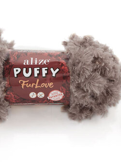 Puffy Fur Love -530 Taupe