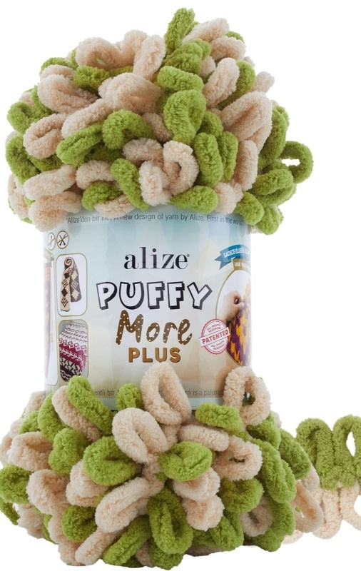 Puffy More Plus 8007 Cream - Green