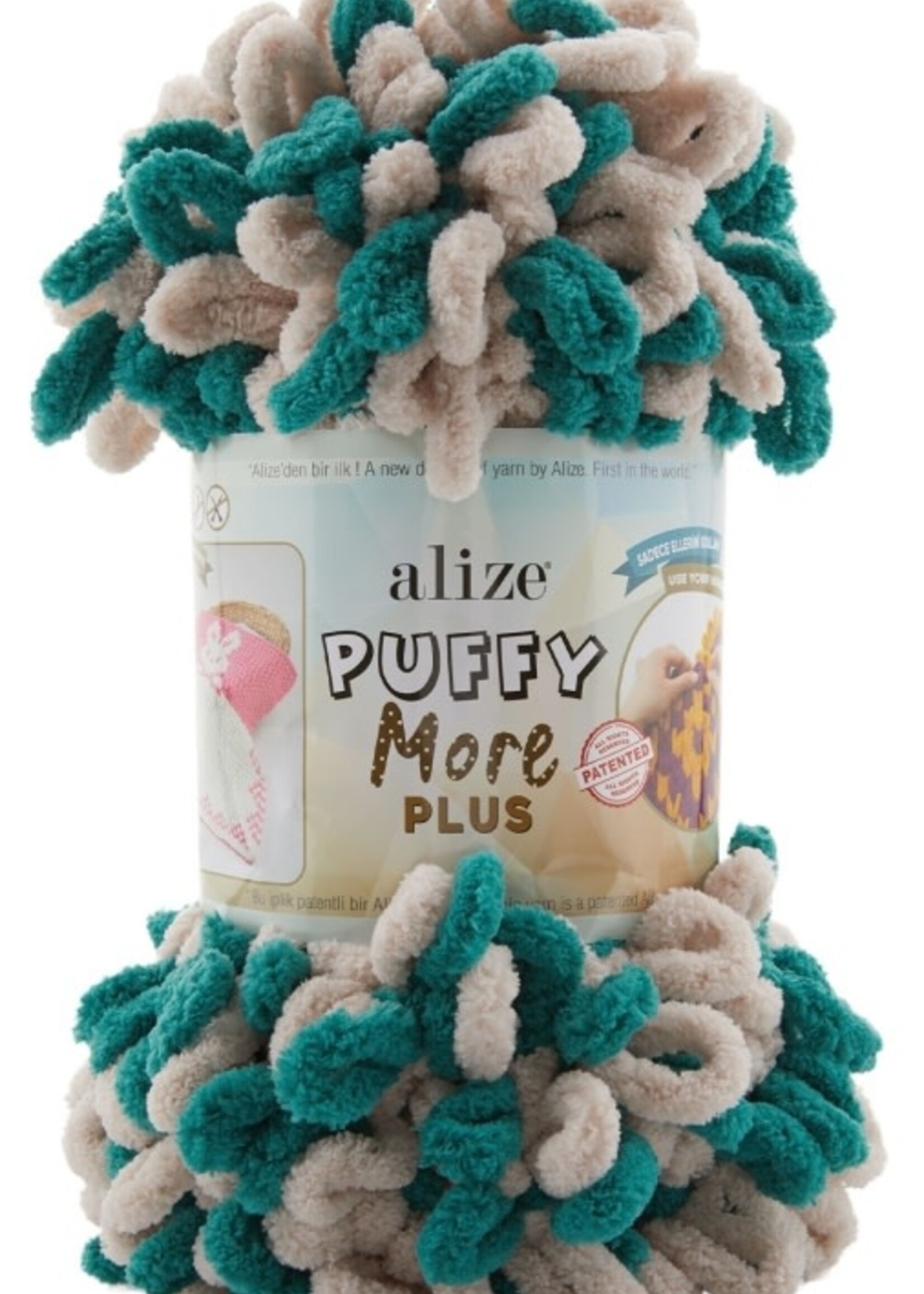 Puffy More Plus 6542 Cream - Petrol