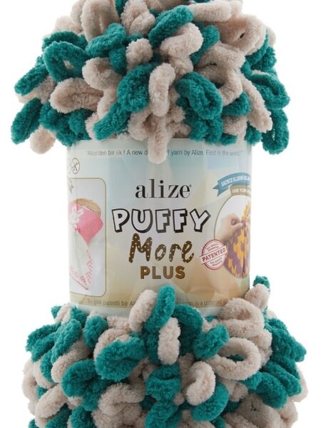 Puffy More Plus 6542 Cream - Petrol