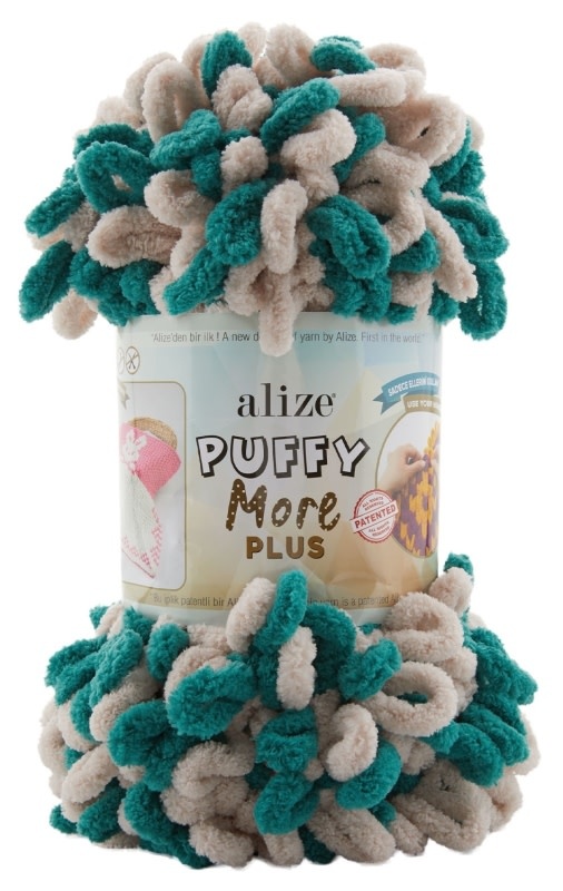 Puffy More Plus 6542 Cream - Petrol