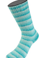 Lana Grossa Cosy Socks Soft Stripes-Lana Grossa -115 Mintgroen/lichtturkoois/turkoois