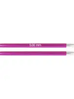 KnitPro Zing verwisselbare breipunten 13cm 5.00mm