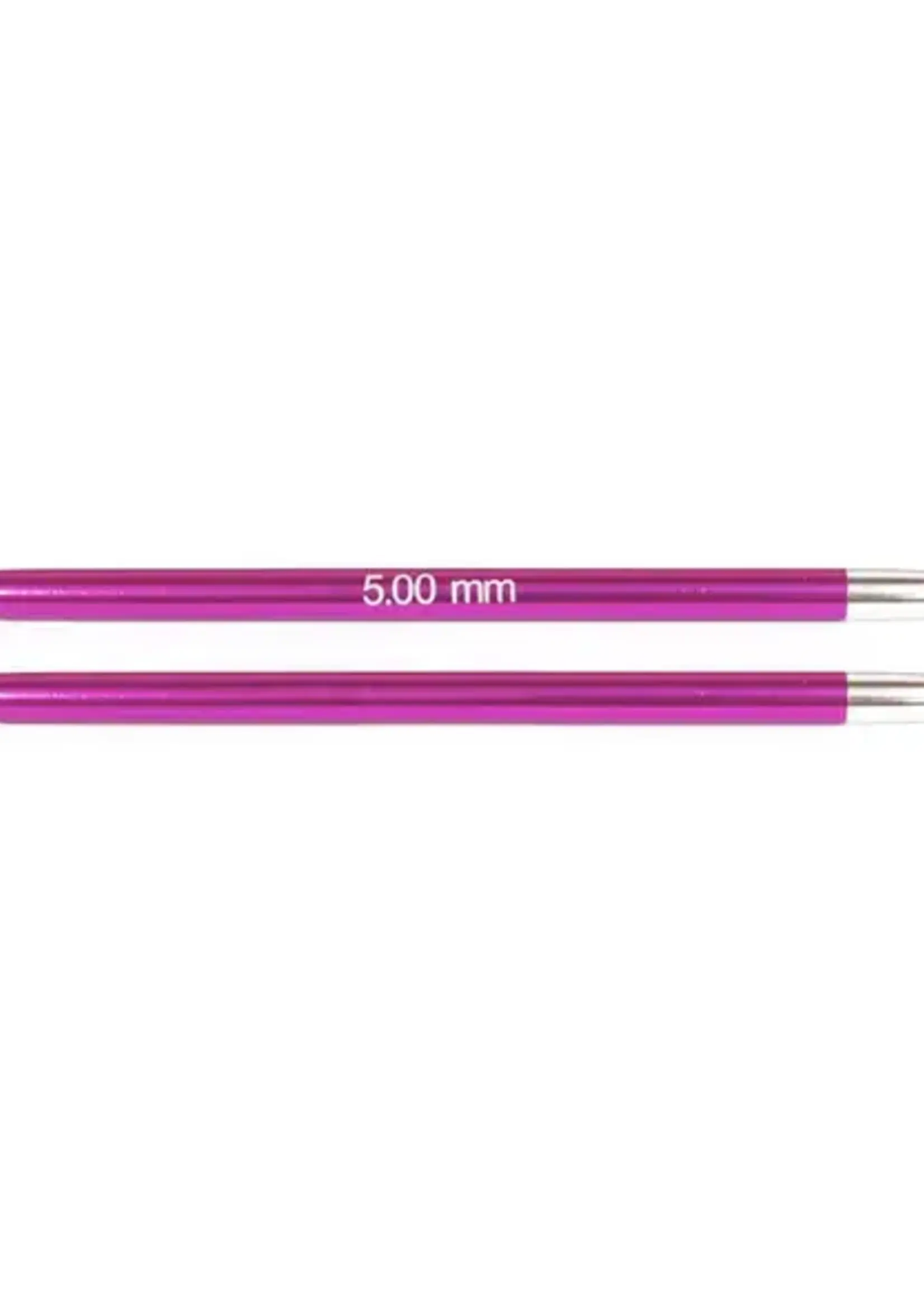 KnitPro Zing verwisselbare breipunten 13cm 5.00mm