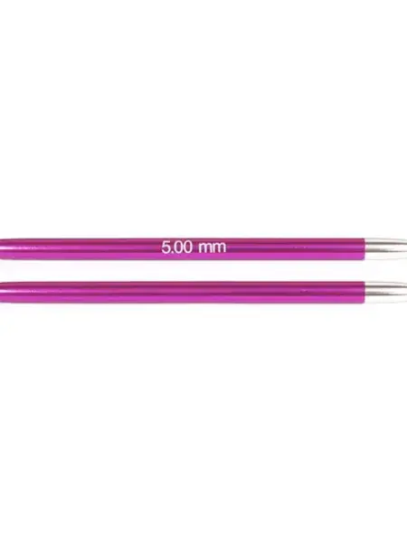 KnitPro Zing verwisselbare breipunten 13cm 5.00mm