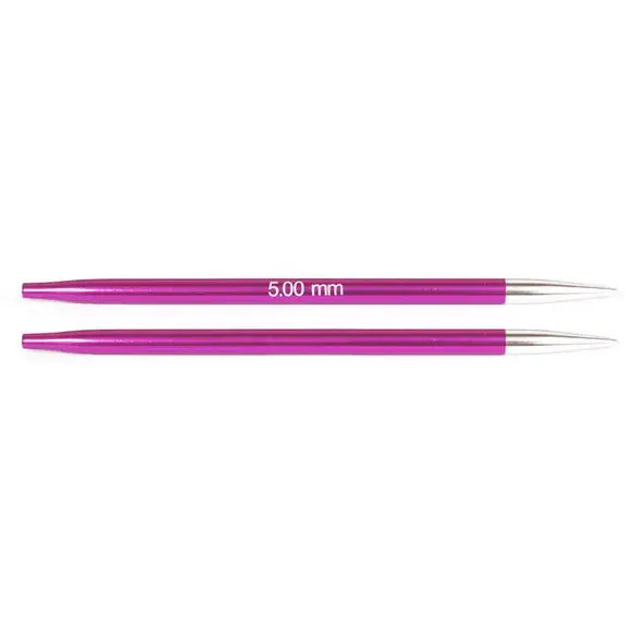 KnitPro Zing verwisselbare breipunten 13cm 5.00mm
