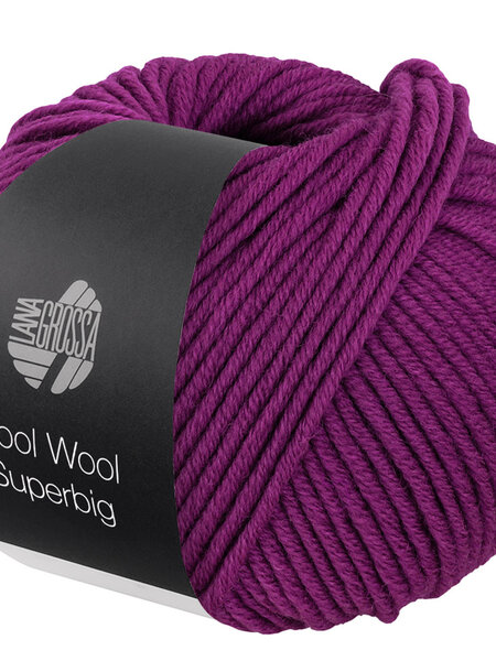 Lana Grossa Cool Wool Superbig Uni-47-rood violet