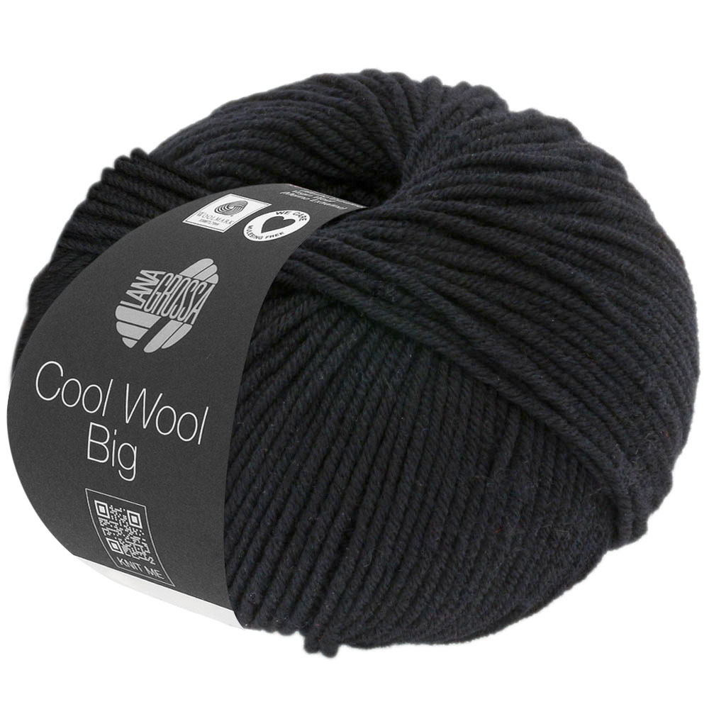 Lana Grossa Cool Wool Big -0627 zwart