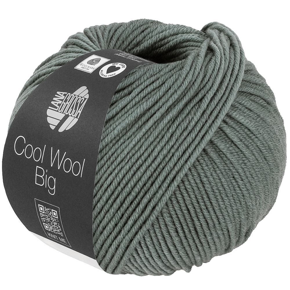 Lana Grossa Cool Wool Big -1040 grijsgroen