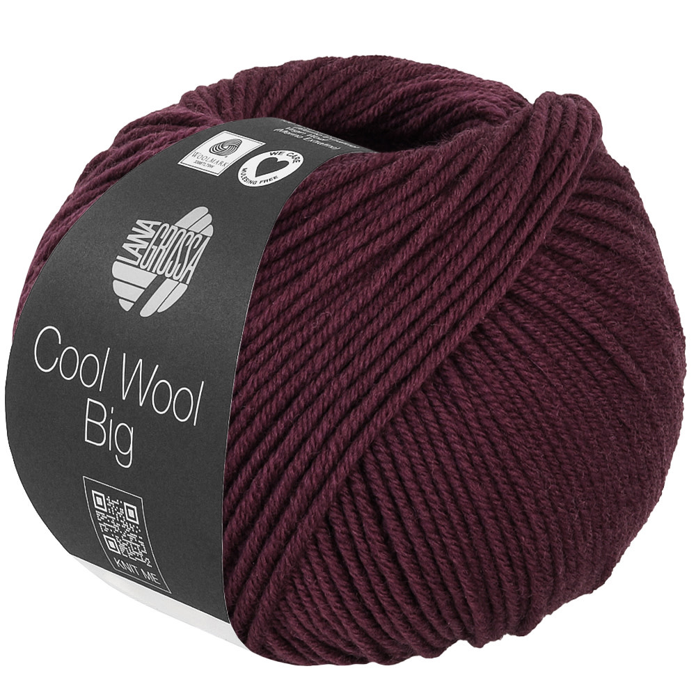 Lana Grossa Cool Wool Big -1044 zwartrood