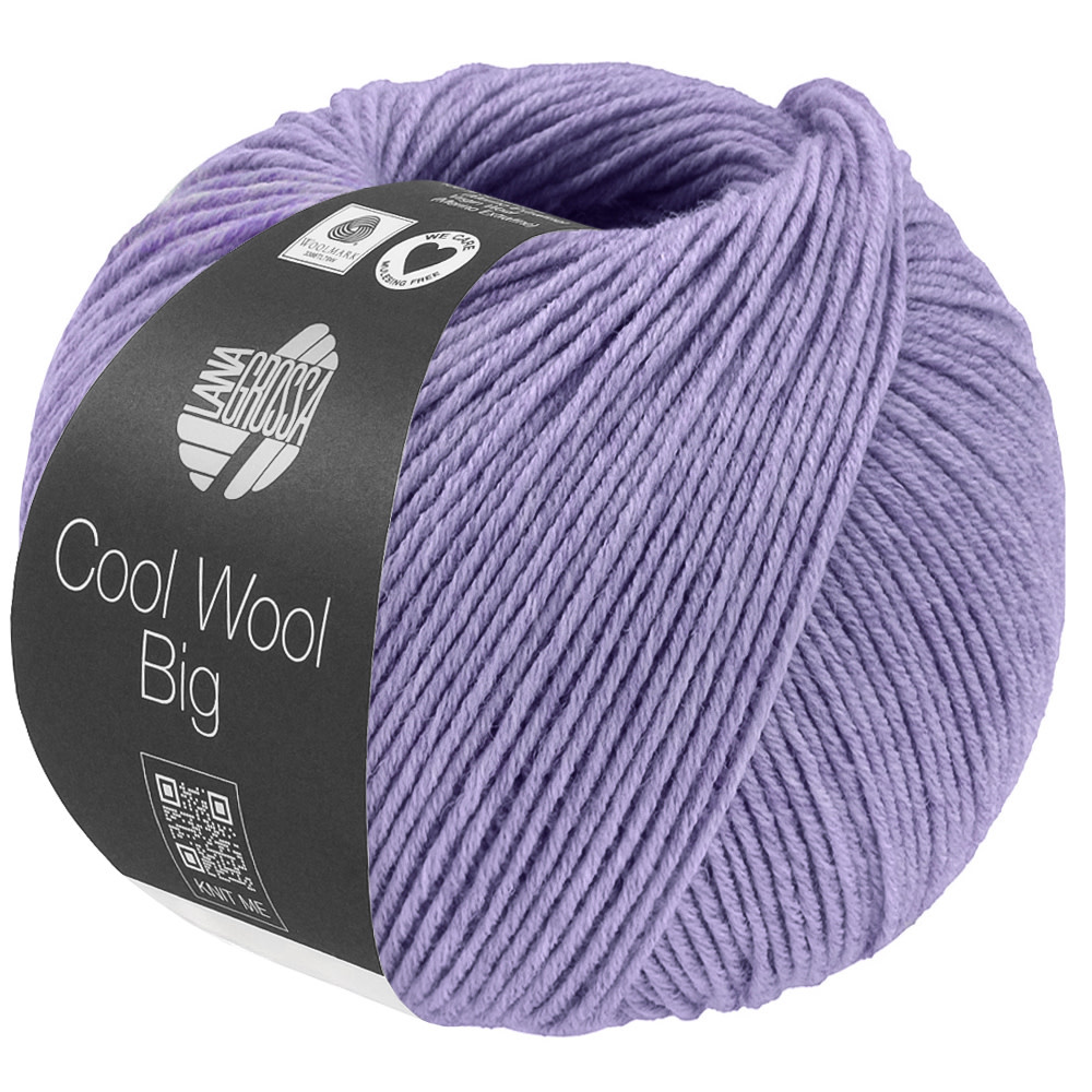 Lana Grossa Cool Wool Big -1698 paars gemêleerd