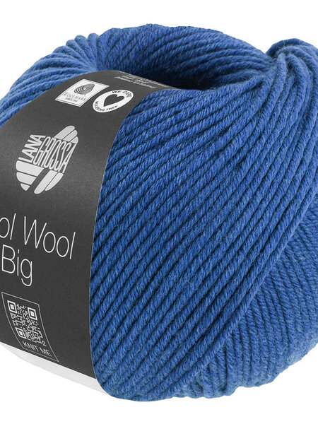 Lana Grossa Cool Wool Big -1703 blauw gemêleerd