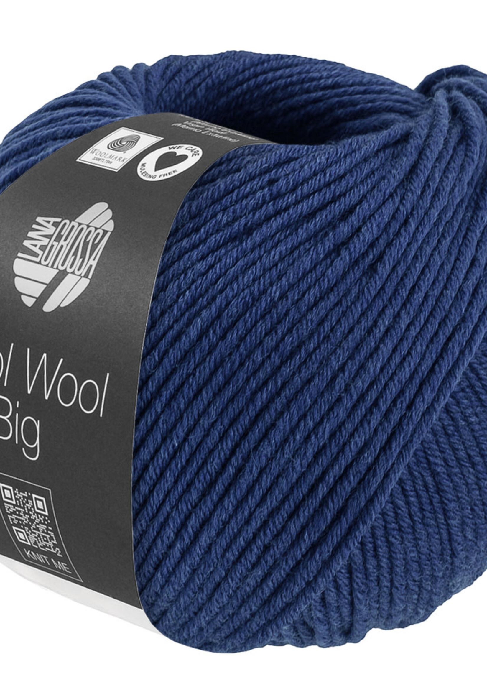 Lana Grossa Cool Wool Big -1704 donkerblauw gemêleerd