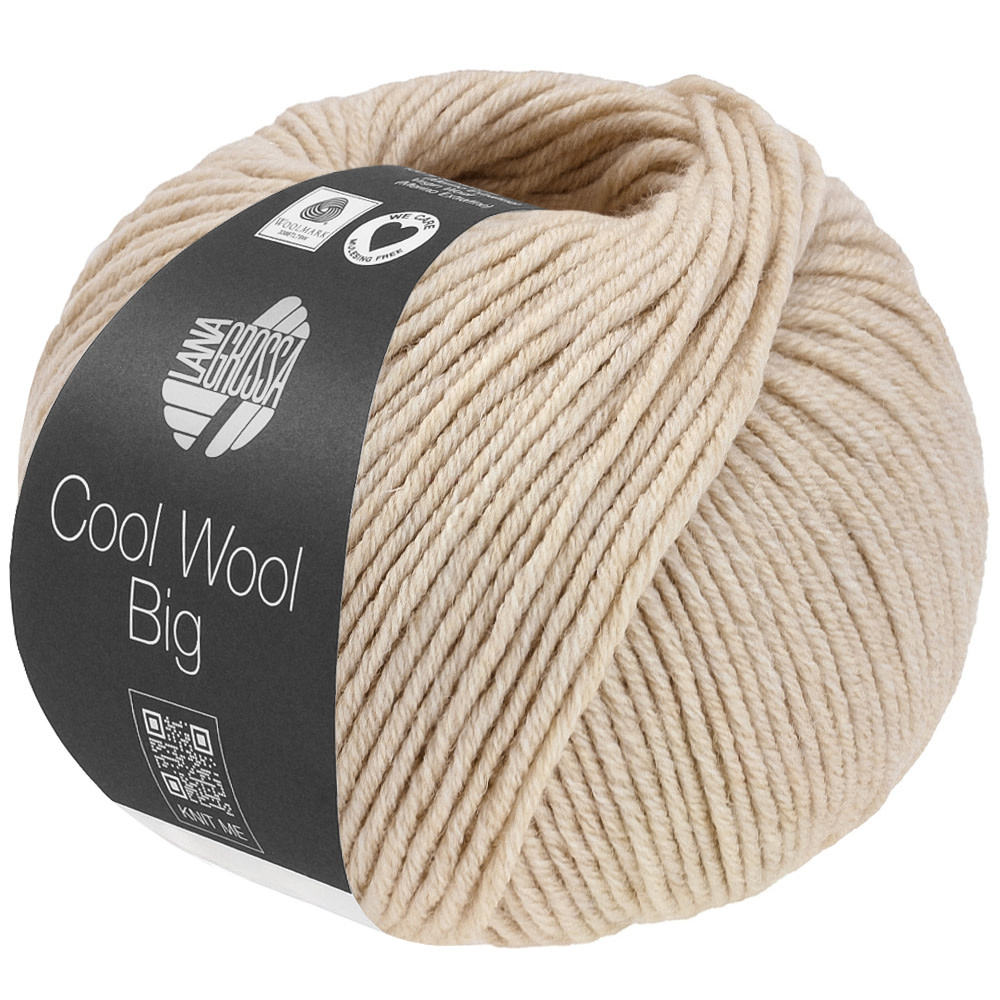 Lana Grossa Cool Wool Big -1707 beige gemêleerd