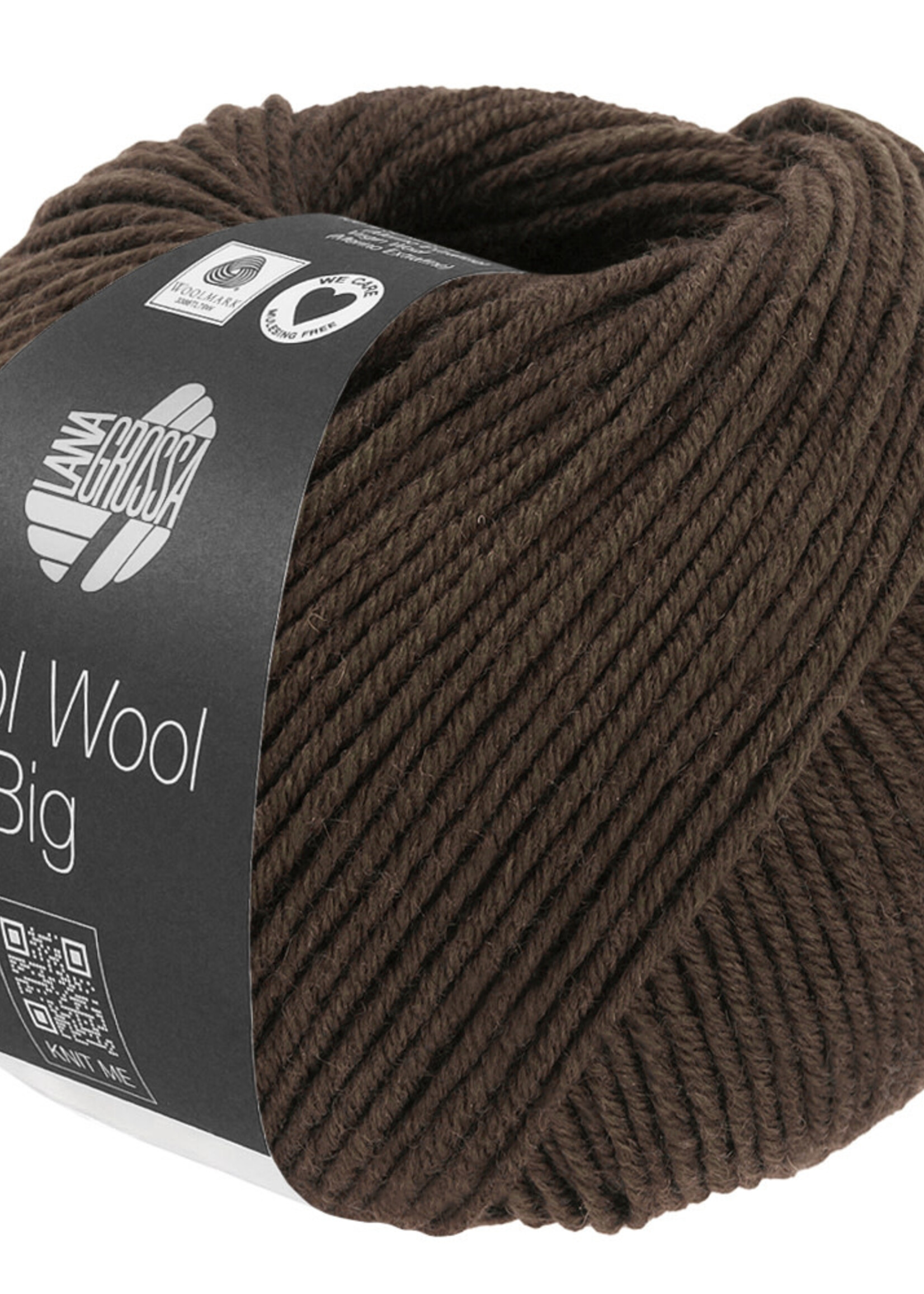 Lana Grossa Cool Wool Big -1709 grijsbruin gemêleerd