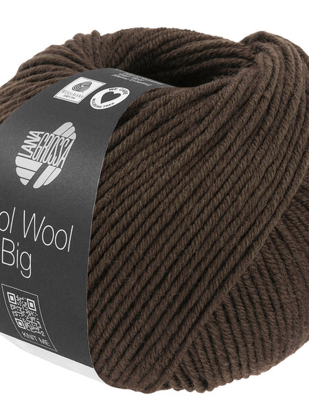 Lana Grossa Cool Wool Big -1709 grijsbruin gemêleerd