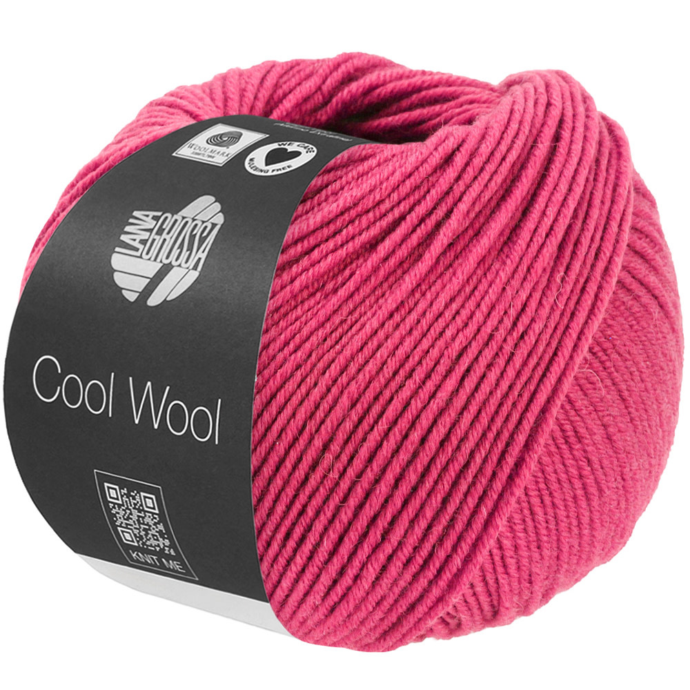 Lana Grossa Cool Wool -1496 felroze gemêleerd