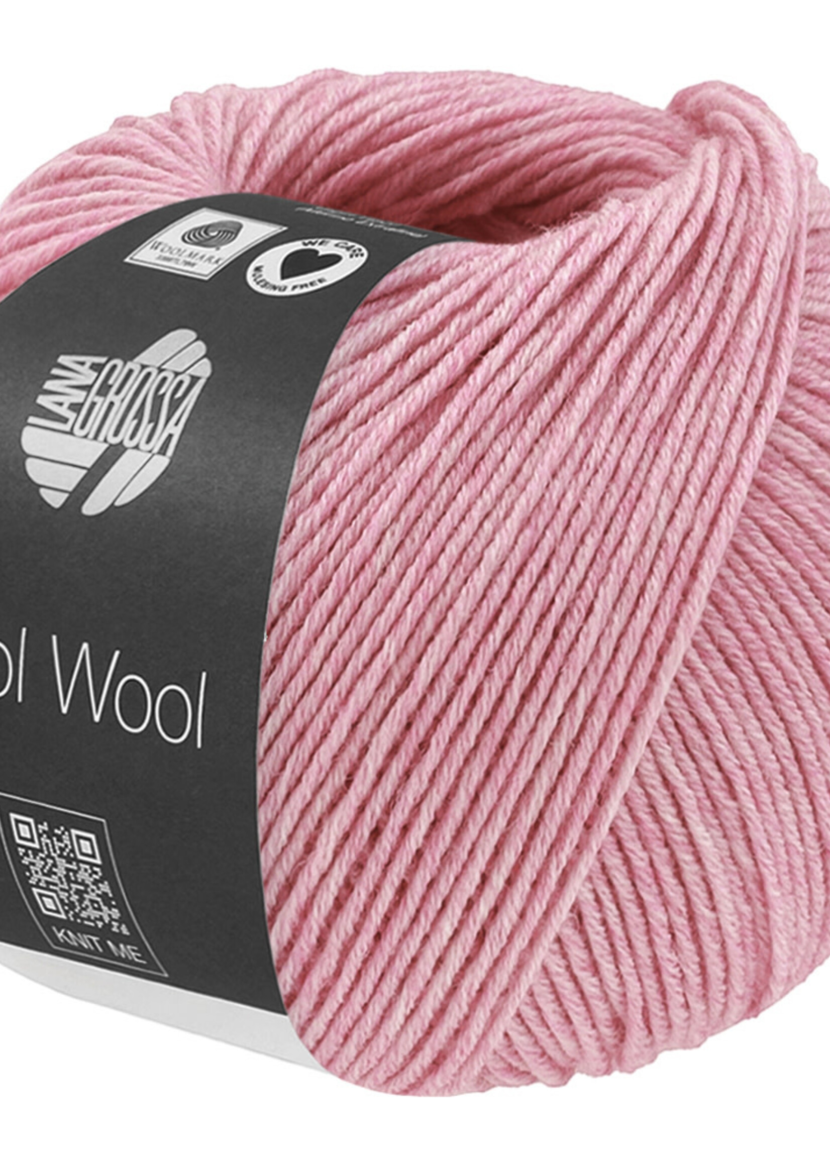 Lana Grossa Cool Wool - Lana Grossa 1497-roze gemêleerd