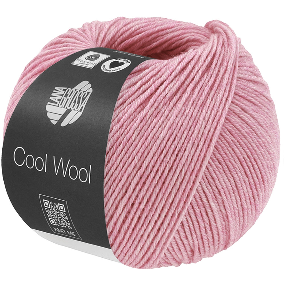 Lana Grossa Cool Wool -1497 roze gemêleerd