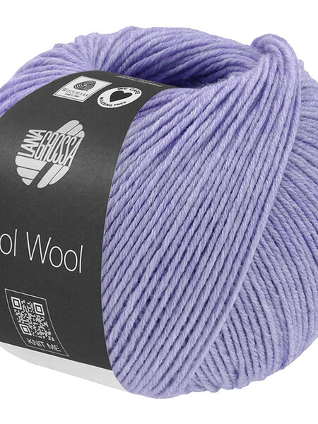 Lana Grossa Cool Wool -1498 paars gemêleerd
