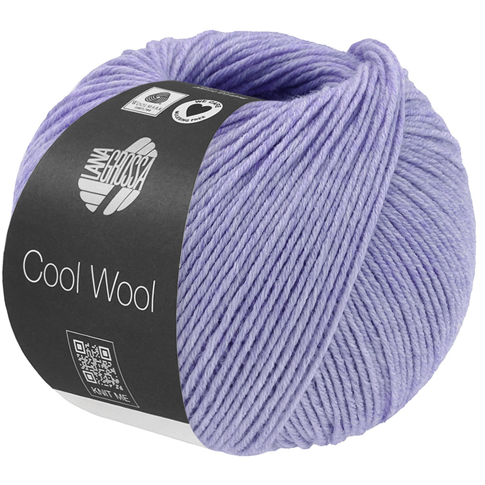 Lana Grossa Cool Wool -1498 paars gemêleerd