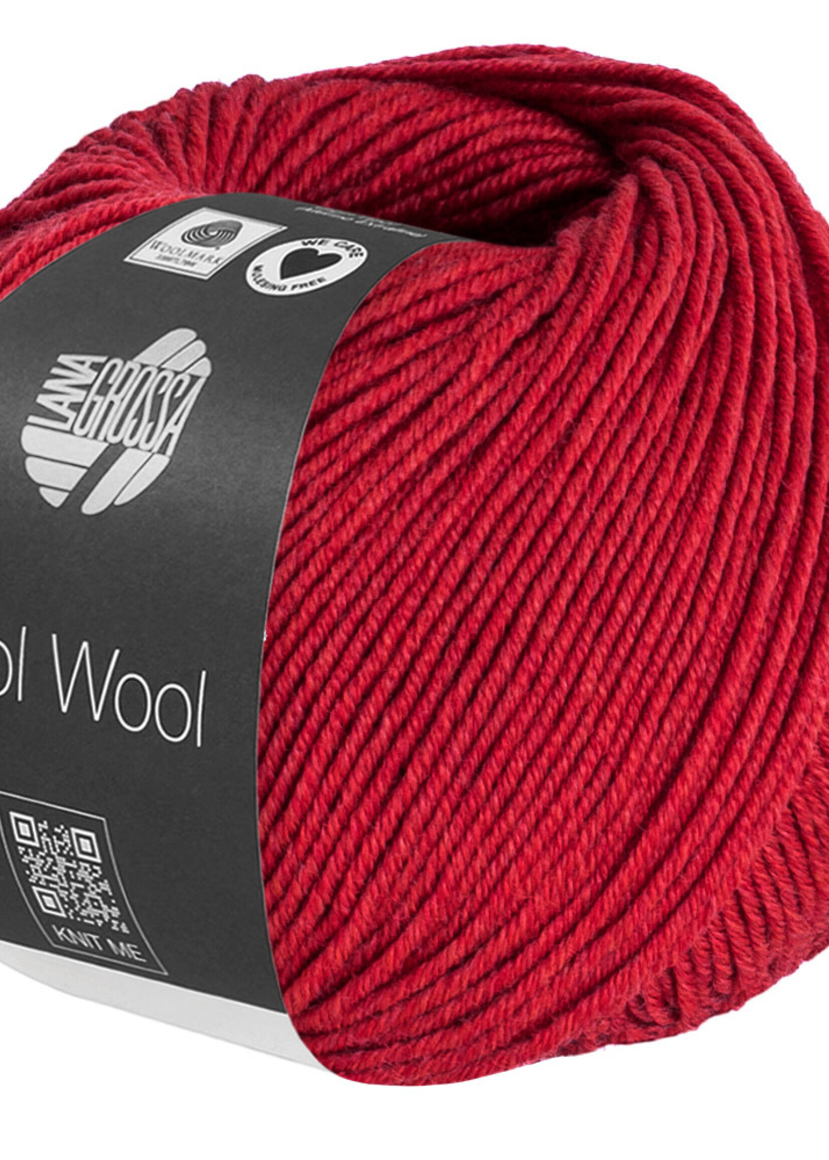 Lana Grossa Cool Wool - Lana Grossa 1501-kersenrood gemêleerd