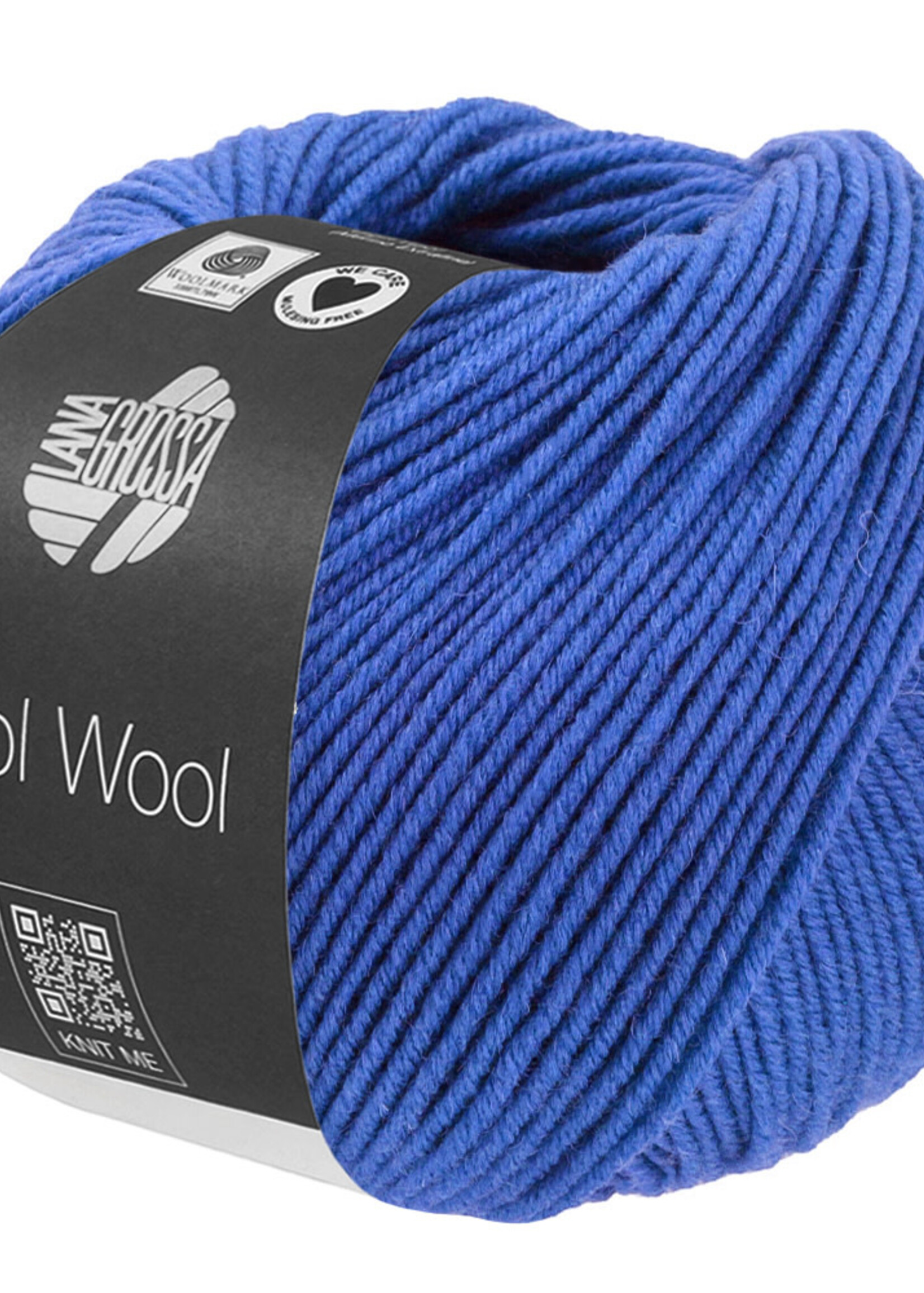 Lana Grossa Cool Wool - Lana Grossa 1503-blauw gemêleerd