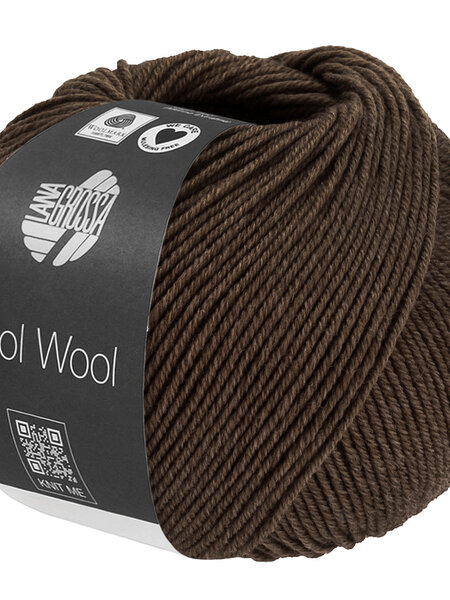Lana Grossa Cool Wool -1509 grijsbruin gemêleerd