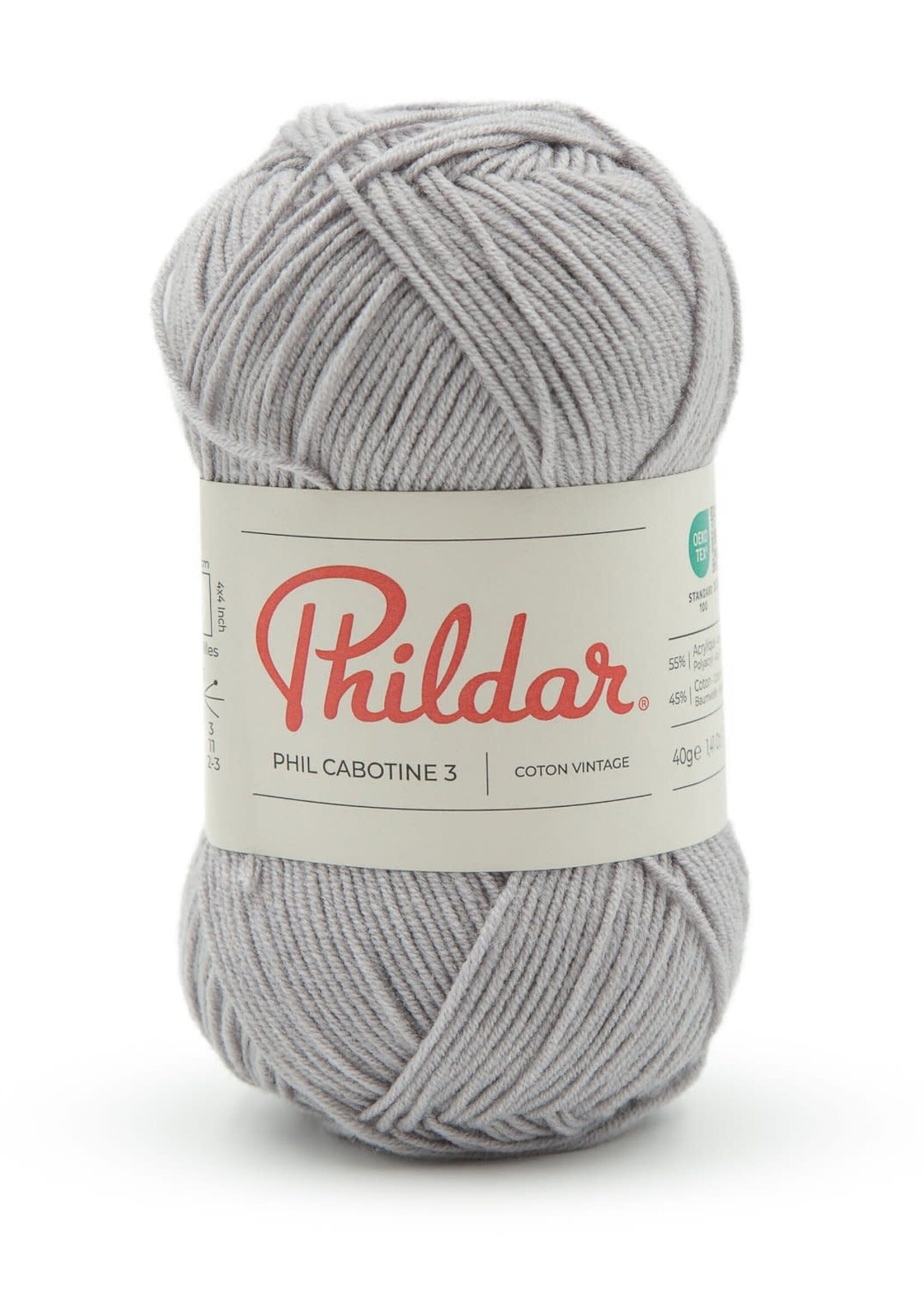 Phildar Cabotine 3  -granit
