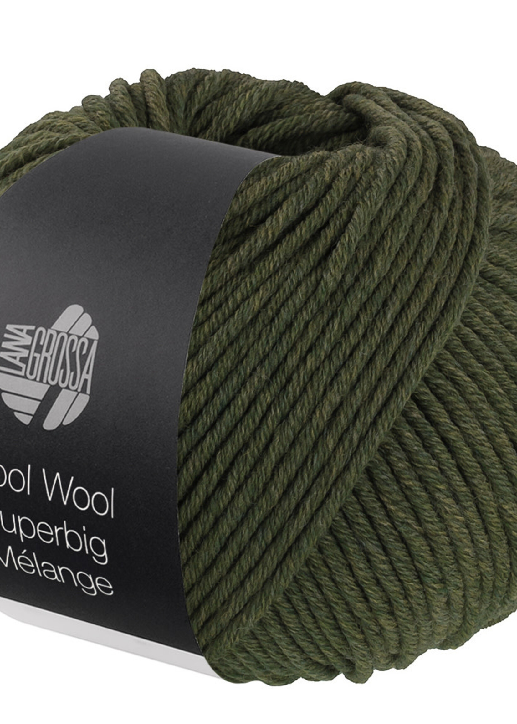 Lana Grossa Cool Wool Superbig Mélange-228-loden groen