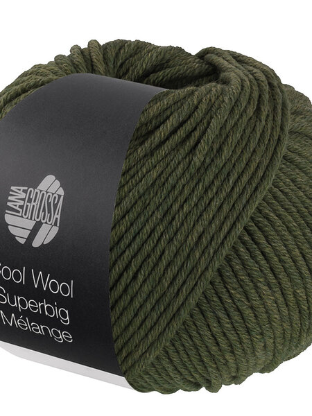 Lana Grossa Cool Wool Superbig Mélange-228 lodengroen