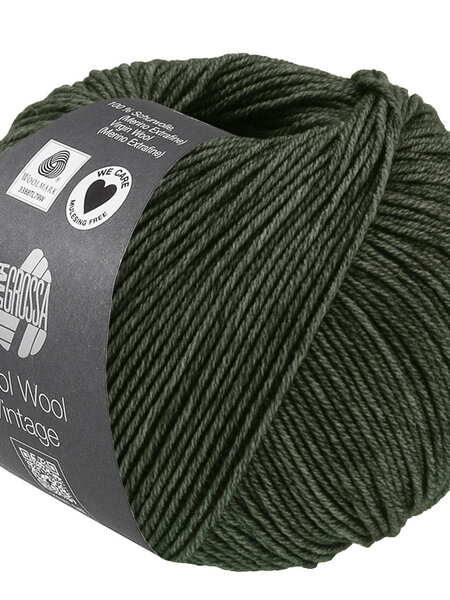 Lana Grossa Cool Wool Vintage -7393 bosgroen