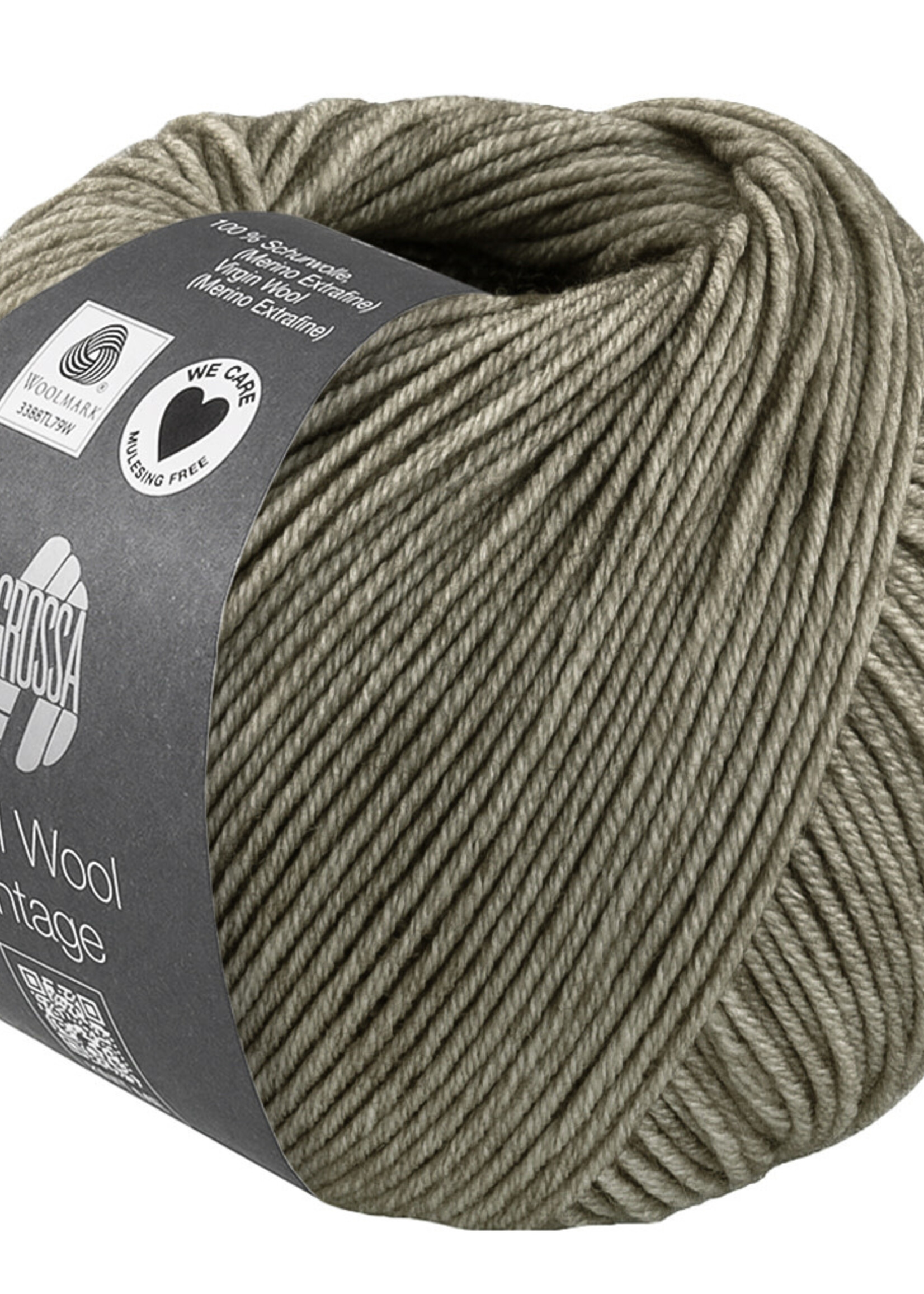 Lana Grossa Cool Wool Vintage -7395 cement grijs