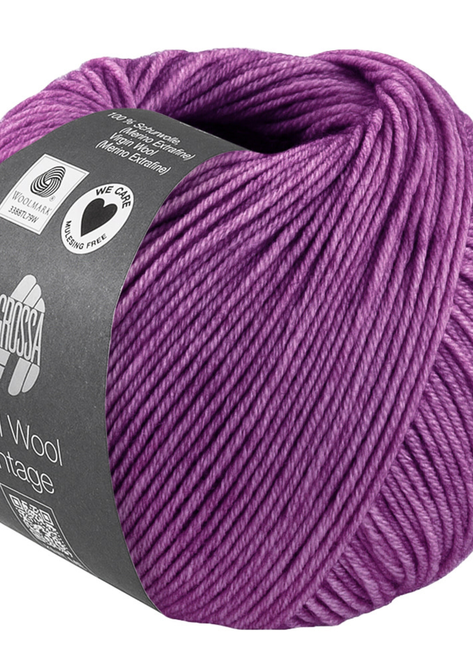 Lana Grossa Cool Wool Vintage -7396 rood violet