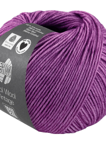 Lana Grossa Cool Wool Vintage -7396 roodviolet