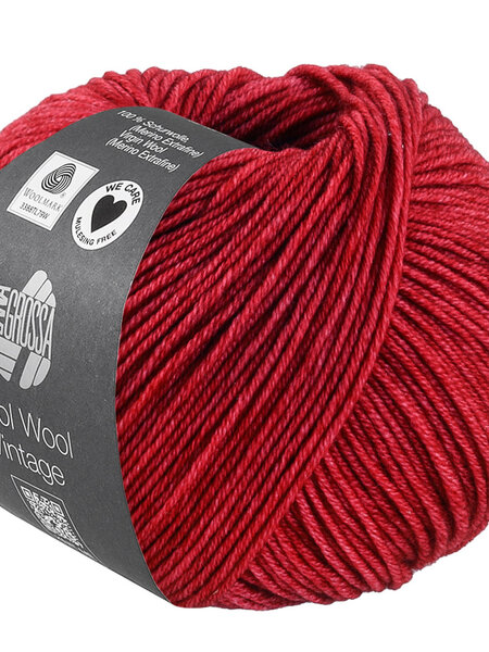 Lana Grossa Cool Wool Vintage -7398 vuurrood
