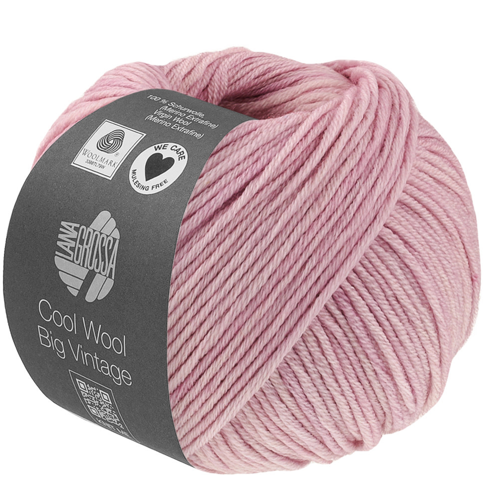 Lana Grossa Cool Wool Big Vintage -7193 sering roze