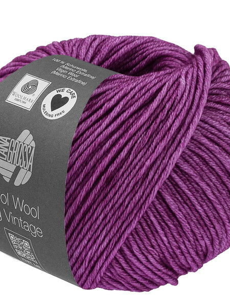 Lana Grossa Cool Wool Big Vintage -7194 roodviolet
