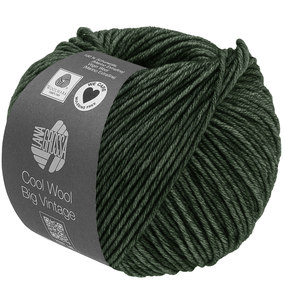 Lana Grossa Cool Wool Big Vintage -7197 bosgroen