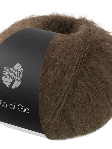 Lana Grossa Filo Di Gio -06 donkerbruin